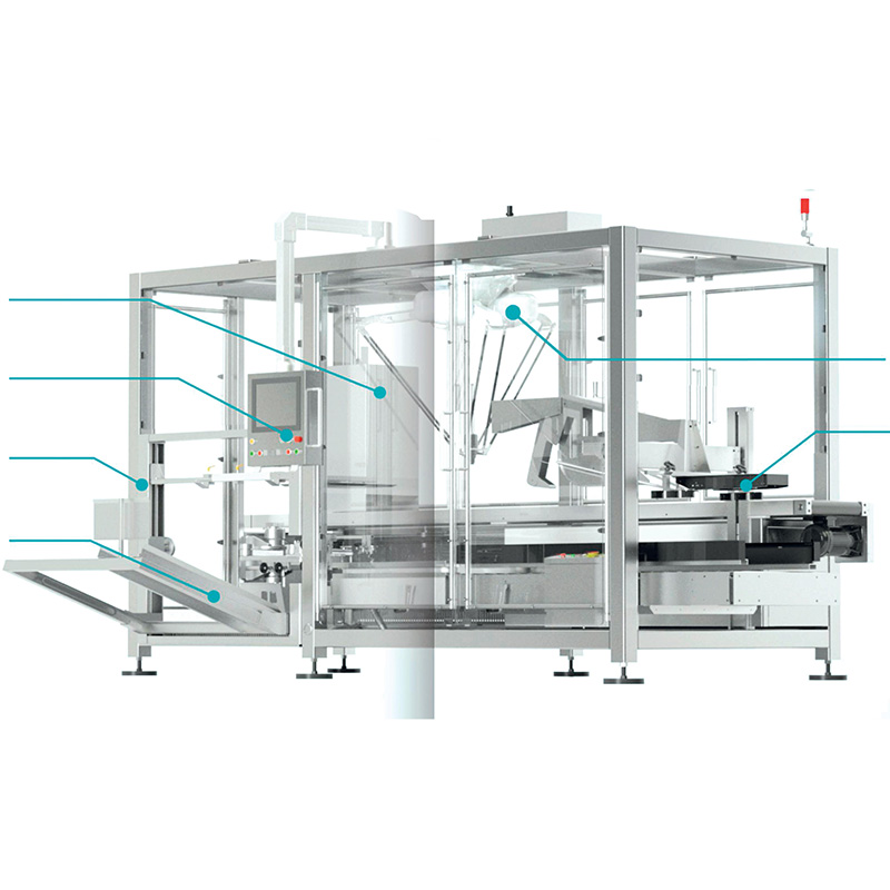 Erecting,Packing and Sealing All-in-one Machine WSC-KZF-RD60T/-RD60B